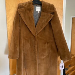 3/4 length Avec Les Filles Faux Fur Coat